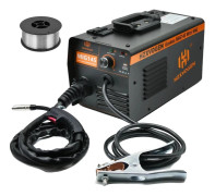 MIG-svetsmaskin, halvautomatisk drift, justerbar ström och spänning,220V EU-kontakt