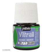 Färg för glasyr - PEBEO - Lavendelblå - 45 ml - Transparent - Glänsande Lavendelblå