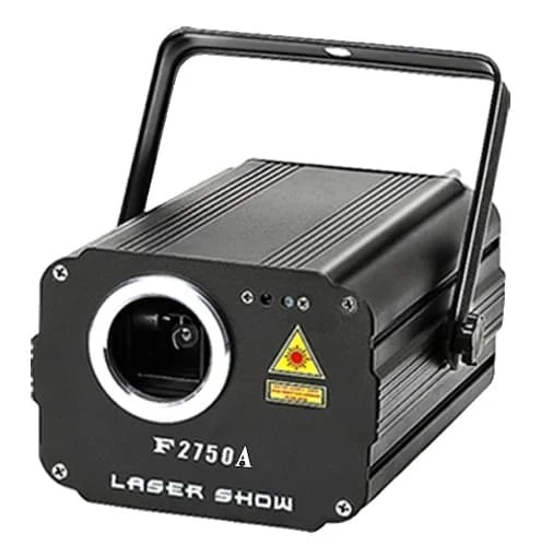 Scenlaserljus, RGB fullfärg, 15-20kpps skanningshastighet,F2750A, Eu plugg
