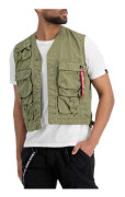 Alpha Industries Military Väst Grönt M Man