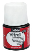Målat glasfärg - Pebeo - Lila - 45ml - Transparent - Blank