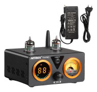 Bluetooth-rörförstärkare, högkvalitativt ljud, 100W × 2,med 32V EU-kontakt