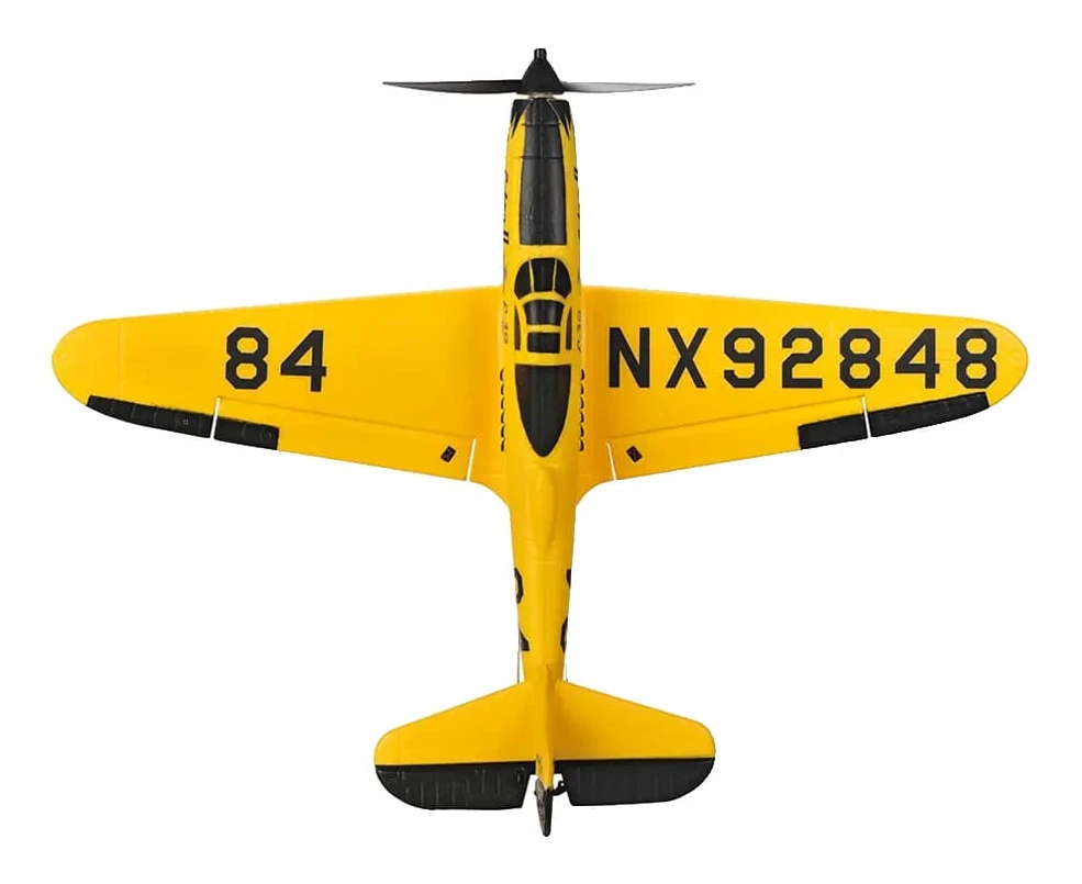 RC-flygplan, 402 mm vingbredd, 12-15 min flygtid,Gul