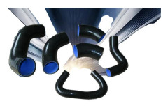 Silicone Intercooler Turbo Slang, Hög Temperaturbeständighet, Hållbar Konstruktion,svart