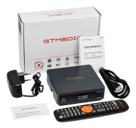 Satellit-TV-mottagare, 1080P-upplösning, inbyggt 2.4G WIFI,GTMEDIA V9 Prime, EU-kontakt