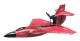 RC-flygplan, 490 mm vingbredd, 20 minuters flygtid,Röd