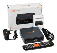 Satellit-TV-mottagare, stöder DVB-S/S2/S2X, inbyggt WIFI,ECAMD V9 PRIME-box, EU-kontakt