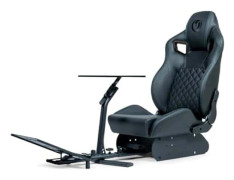 Racingsimulatorcockpit - NACON - Svart konstläder - Ergonomisk - Justerbar - Modern design