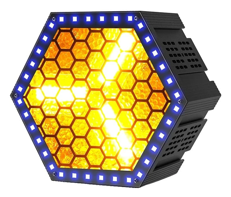 Hexagonal Retro Lampa, 200W Effekt, Flera Kontrolllägen,ZQ01445, EU-kontakt