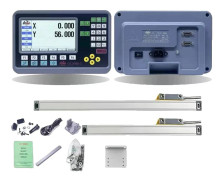 2-axlig LCD DRO-kit, flerspråkigt stöd, 5um upplösning,GCS908-2 LCD DRO-uppsättning