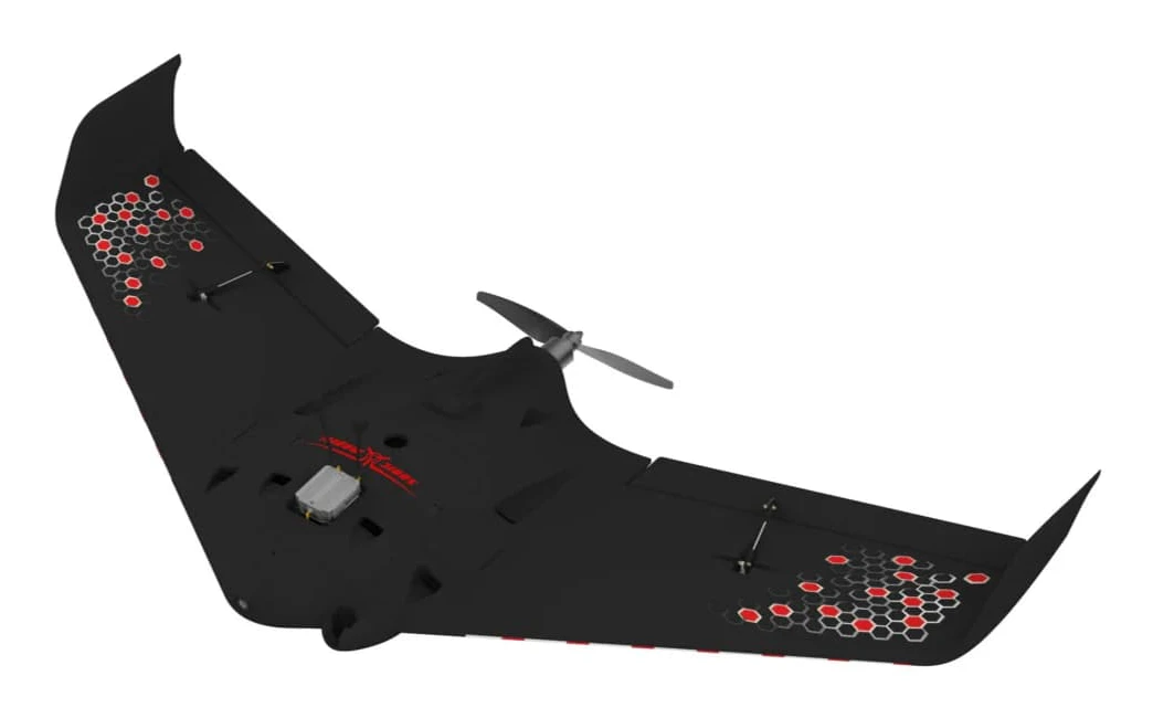 Flygande Vinge Spännvidd 100 cm - RC-flygplan KIT - EPP-skum - Nybörjarvänlig - Utomhus - Utan elektronik - Vit