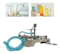 Automatisk Pneumatisk Vätskefyllare, 100-1000 ml Kapacitet, Hög Precision Fyllning, 40 Flaskor/Minut Hastighet