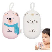 2 st Babybadsvamp för barn, Duschsvamp för barn, Konjacsvamp för babybad, Hydrofila svampar för spädbarn, Söt form, Babybadverktyg för barn