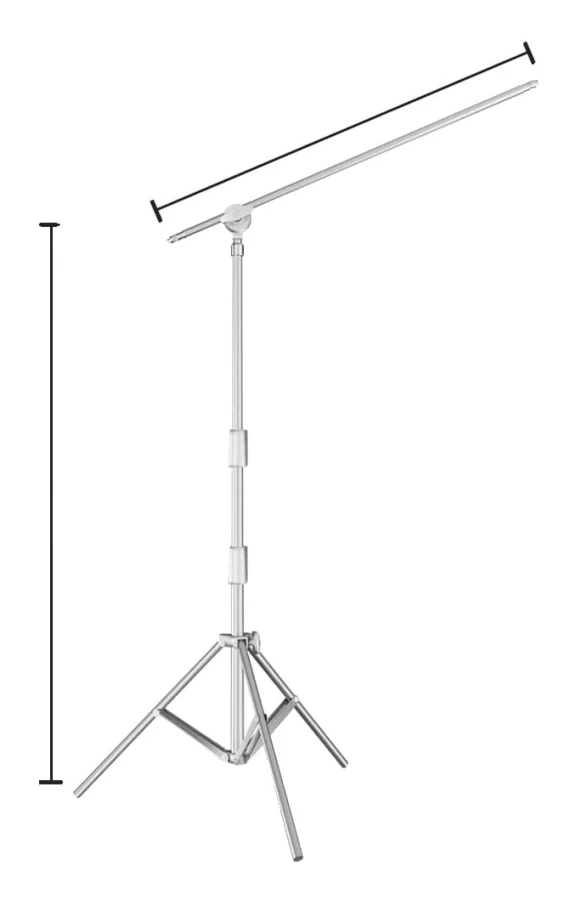 Rostfritt Stål Stativ, Max Höjd 280 cm, Belastningskapacitet 10 KG,SH-DJ-01-280-200