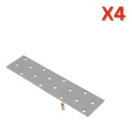 Hålplattor 160x40x2 mm, 4 st