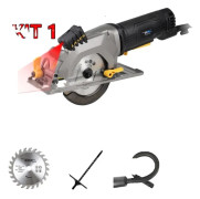 Elektrisk Mini Cirkelsåg, 600W Effekt, 3300rpm Hastighet,EU, KIT 1