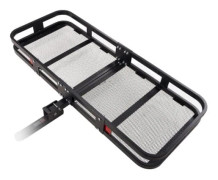 Hitch Cargo Carrier, Hög lastkapacitet 500 lbs, Fällbar ståldesign,60 x 24 x 6 tum