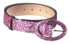 Glitterbälte Neonrosa