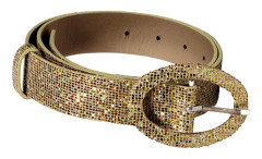 Glitterbälte Guld