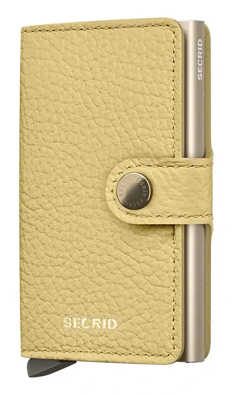 SECRID Miniwallet Pebble Butter Yellow