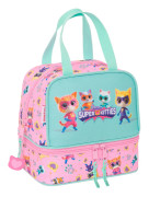 Lunchlåda SuperKitties Rosa Turkos 20 x 20 x 15 cm