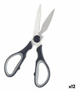 Sax Svart Silvrig Rostfritt stål 8,5 x 21 x 1,5 cm (12 antal)