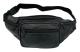 Genuine Leather Waist Bag Black