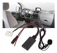 12-stifts AUX-adapter Handsfree Mikrofonkit Trådlös Bluetooth Ersättning för Peugeot 307 408 508