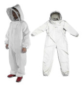 Professionell Biodlaroverall Biskötsel Helkropps Huva Biodlarjacka Ny - B