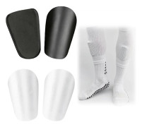 2 Par Mini Pro Fotbollsbenskydd, mini Fotbollsbenskydd Set, unisex Halkfria Fotbollsbenskydd Ärmar Benskydd Ärmar, professionella Fotbollsben
