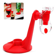 2 Liters Dryckesdispenser, Coca-Cola Läskedrycksdispenser Flaska Upp och Ner Dricksfontäner Vattendispenser Maskin för Fest Hemmabar (Stil 1)