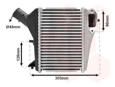Intercooler VAN WEZEL 25014702