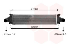 Intercooler VAN WEZEL 59014703