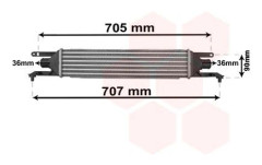 VAN WEZEL 17004319 Intercooler