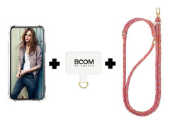 Boom Galaxy S21 Plus Skal med Halsband - RedMix