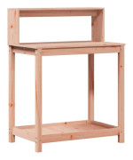 Växtbord med hyllor 82,5x50x109,5 cm massivt douglasträ