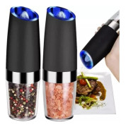 2x Elektriska Salt- och Pepparkvarnar