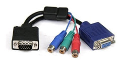 Connectland VGA-15MF-3RCA VGA Kabel 15 cm Flerfärgad