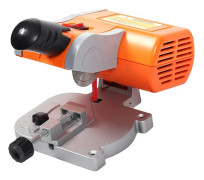 Mini bänksåg för avskärning, 7800 rpm hastighet, 0-45° justerbar vinkel,Orange