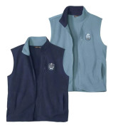 Atlas For Men Gilet i microfleece för herrar (2-pack)