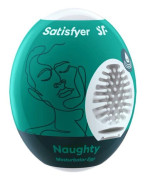 Onaniägg Satisfyer Naughty Grön - Stimulerande leksak för ökad njutning och spänning. Upplev nya nivåer av glädje och tillfredsställelse.