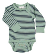 Body lång arm Grön/Navy 50/56