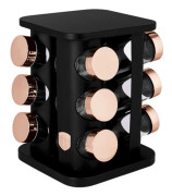 BERLINGER HAUS BH-8559 BLACK ROSE ROTERANDE KRYDDHÅLLARE 12 BEHÅLLARE