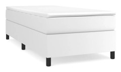 FHE - Resårbädd med madrass Vit 90x200 cm konstläder - DX8468