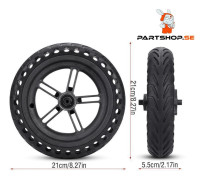 Xiaomi Scooter Solid Honeycomb Däck + Fälg PRO / PRO2