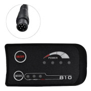 6-polig S810 E-cykelmätare LED-display 36v Uart för elcykel Elcykelmätare