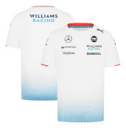 Williams F1 Racing Suit Herr T-shirt Team T-shirt 2024 Vit Sommar Sport Kortärmad Vit Vit