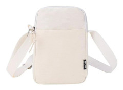 Läderfodral för mobiltelefon, Messenger-plånbok, skyddande mobiltelefonfodral White