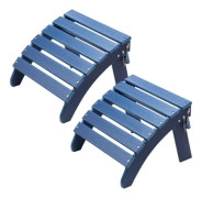 Fällbart Fotstöd Adirondack-VEVOR-475x480x350 mm-Set om 2-PEHD-Väderbeständigt för Adirondack Stol-Blå