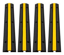SucceBuy 4x 1-kanals lastbilskabelbrygga 39,4" kabelskydd